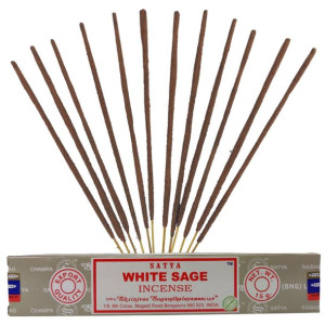 Kadzidełka Satya White Sage (Biała Szałwia) 15g