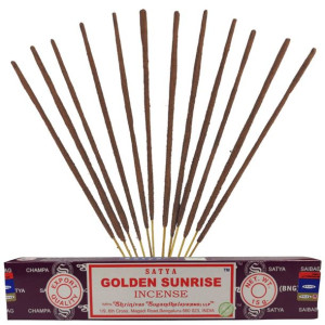 Kadzidełka Satya Golden Sunrise (Złoty Zachód Słońca) 15g