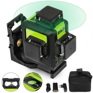 Poziomica laserowa/laser krzyżowy 25 m/12 linii