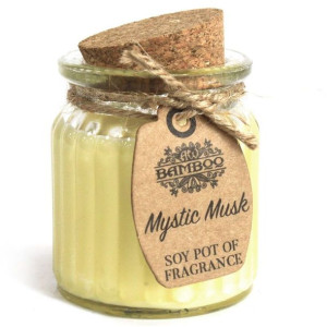 Świeca sojowa zapachowa Mystic Musk o zapachu Mistyczne Piżmo