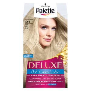 Palette rozjaśniająca farba do włosów Srebrzysty Blond 218 (10-1)