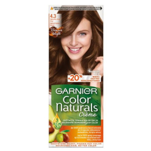 Garnier Color Naturals krem koloryzujący do włosów 4.3 Naturalny Złoty Brąz