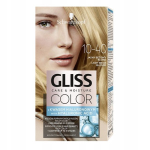 Schwarzkopf Gliss krem koloryzujący do włosów 10-40 Jasny Beżowy Blond