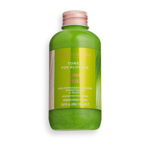 Revolution Hair balsam koloryzujący do włosów blond Lime Zest 150ml