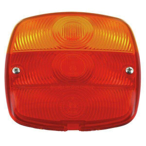 Klosz lampy, czerwony/pomarańczowy 141x129x63 mm tylny/lewy/prawy Hella