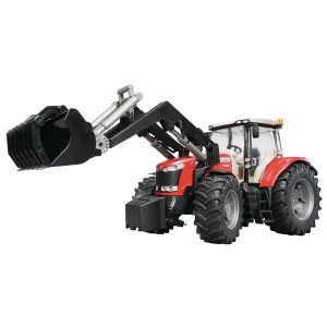 Ciągnik Massey Ferguson 7600 z ładowaczem