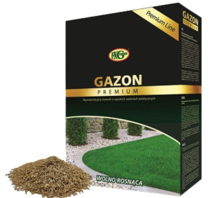Trawa Gazonowa Premium Wolno Rosnąca Ozdobna 1kg