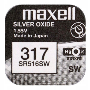 Bateria Maxell 317 Sr51365sw 1,55v