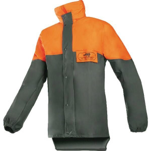 Kurtka przeciwdeszczowa, zielony-pomarańczowy, rozmiar 2XL, Outdoor, SIP