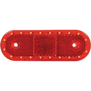 Lampa obrysowa LED, prostokątna, 12/24V z przewodem i uchwytem Kramp
