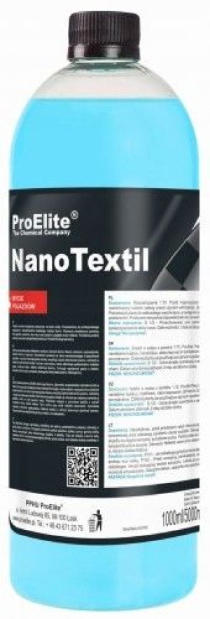 PROELITE NANO TEXTIL 1L płyn do odkurzacza piorącego