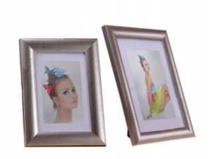 Ramka MALIBU 21x30 cm Srebrna
