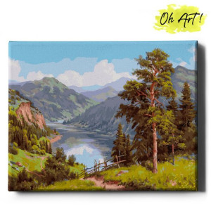 Obraz Malowanie po numerach 40x50 Cm / Ścieżka do rzeki / Oh Art