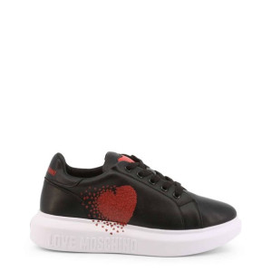 Sneakersy marki Love Moschino model JA15154G1EIA0 kolor Czarny. Obuwie Dams