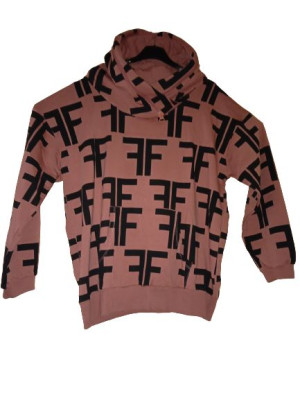 Bluza Tunika Z Kapturem I Suwakiem L/xl