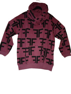 Bluza Tunika Z Kapturem I Suwakiem L/xl