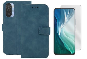 Etui Zamykane Do Xiaomi Mi 11i + Szkło Zielony
