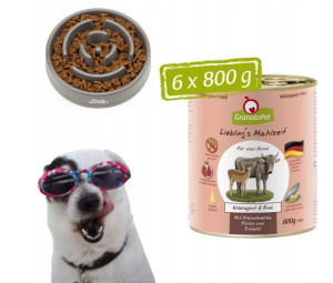 Karma Dla Psa Premium Ragout Z Dziczyzny + Miska