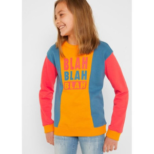 Bio Bawełniana Bluza Z Nadrukiem 152-158 926002