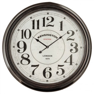 Zegar Metalowy London 1879 Vintage Loft 62cm 60