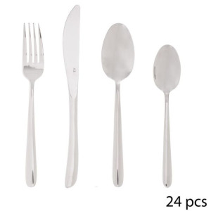 SZTUĆCE KOMPLET INOX 24 elementy