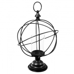 Świecznik tealight w kształcie kuli ziemskiej h-40