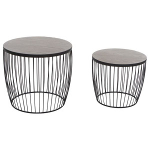 STOLIK KAWOWY 2 szt. komplet METALOWY