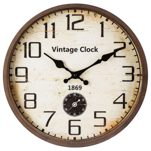 Zegar Retro Vintage Loft 30 Cm
