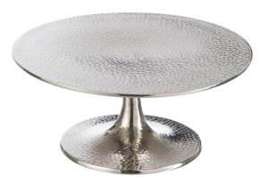 Taca Patera 25 Cm Aluminium Srebrna