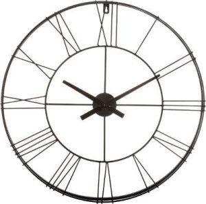 Zegar Metalowy 70 Cm Loft Czarny 3d Hit !!