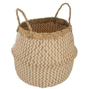 Kosz z trawy morskiej 35x30 cm, kolor NATURA
