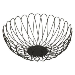 Koszyk Czarny Metalowy 30 Cm
