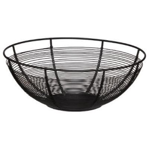 Koszyk Czarny Metalowy 32 Cm