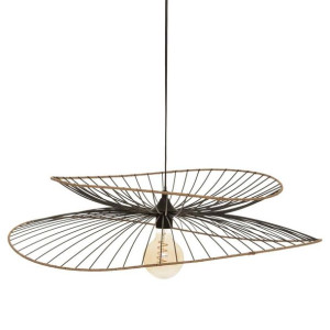 Lampa wisząca "Alara" czarna drut metal D70 cm