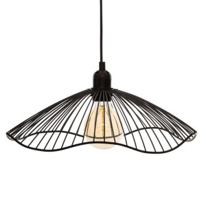lampa wisząca "Galt" czarna, metalowa Ø 34 cm