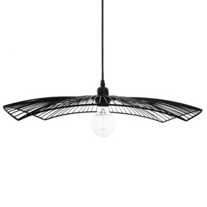 lampa wisząca "CUZCO" czarna, metalowa Ø 58 cm