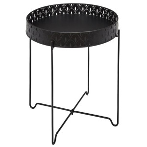 Stolik Metalowy Taca Średnica 35 Cm