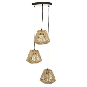 lampa wisząca x 3 Jily natura 20 cm