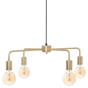 lampa wisząca "Keli" złota metalowa Ø 69 cm