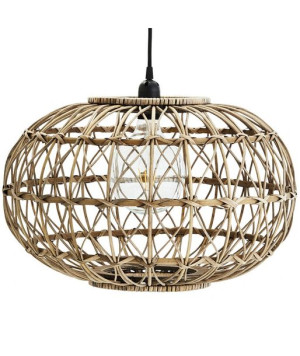 Lampa sufitowa wisząca nowoczesna ratan 48/30 cm BOHO