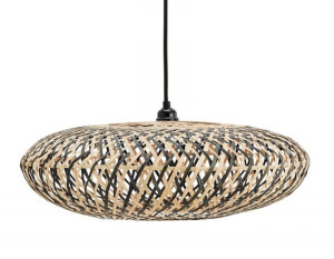 Lampa sufitowa wisząca nowoczesna bambus 50/17 cm BOHO