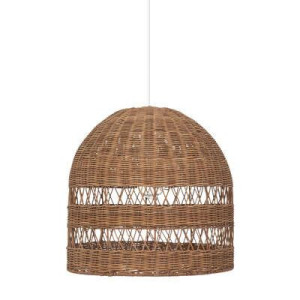 Lampa sufitowa wisząca LYNA ratan 38/38 BOHO
