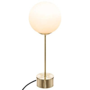Lampa złota DORIS metalowa stołowa ,biurowa 43 cm
