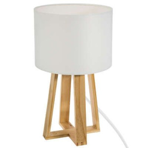 Lampa BIAŁA MOLU stołowa ,biurowa 35 cm