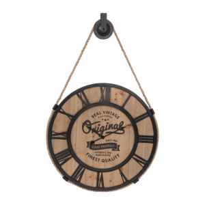 Zegar 58 Cm Sznurek Sznur Ścienny Loft Retro