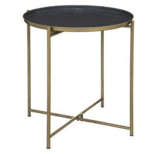 Stolik Metalowy Taca Ø42 Cm H-50
