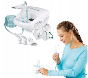 Inhalator Nebulizator Medisana In 500 +wyposażenie