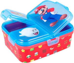 SUER MARIO Pudełko Organizer  Lunchbox 4 komory