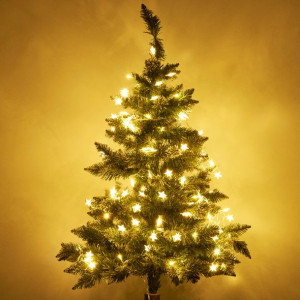 Lampki LED łańcuch gwiazdki 10m 100LED ciepły biały