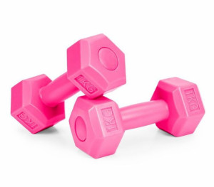 Zestaw Hantli Hantelki Ciężarki Fitness 2x1 Kg Na Prezent